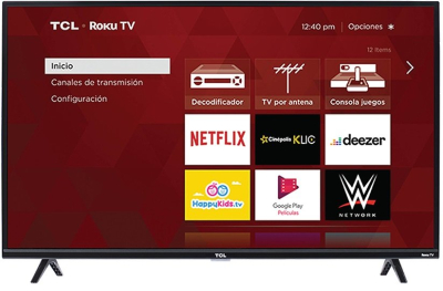 40S331 Pantalla Smart TV TCL 40" 1920x1080 Wi-Fi HDMI USB